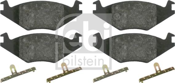 Febi Bilstein 16011 - Brake Pad Set, disc brake autospares.lv