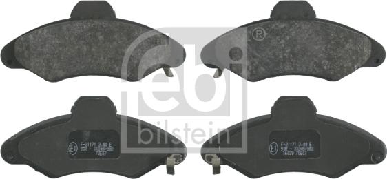Febi Bilstein 16039 - Brake Pad Set, disc brake autospares.lv