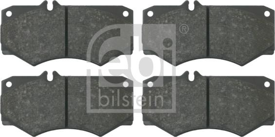 Febi Bilstein 16033 - Brake Pad Set, disc brake autospares.lv