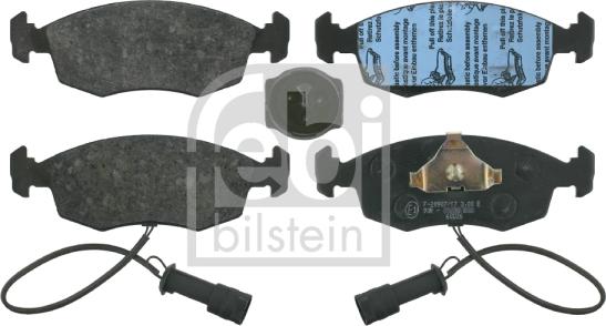 Febi Bilstein 16022 - Brake Pad Set, disc brake autospares.lv