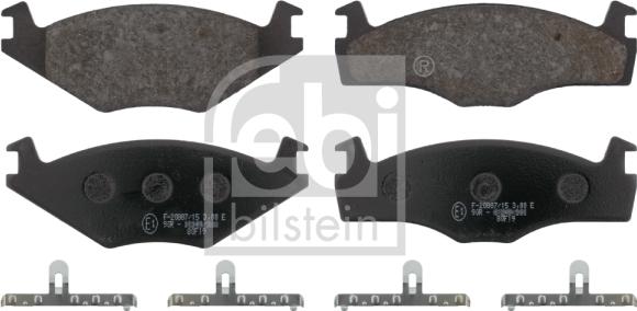 Febi Bilstein 16076 - Brake Pad Set, disc brake autospares.lv