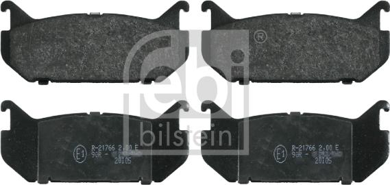 Febi Bilstein 16194 - Brake Pad Set, disc brake autospares.lv