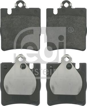 Febi Bilstein 16149 - Brake Pad Set, disc brake autospares.lv