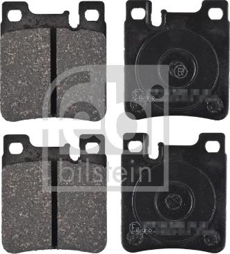 Febi Bilstein 16158 - Brake Pad Set, disc brake autospares.lv