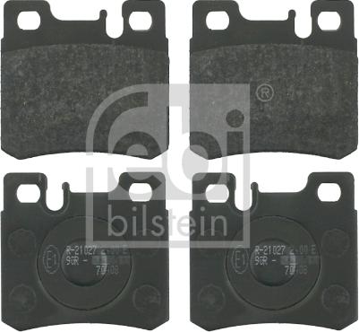 Febi Bilstein 16153 - Brake Pad Set, disc brake autospares.lv