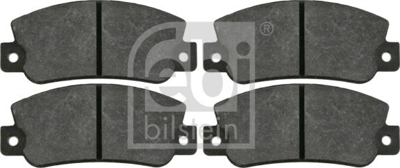 Febi Bilstein 16168 - Brake Pad Set, disc brake autospares.lv