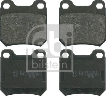 Febi Bilstein 16133 - Brake Pad Set, disc brake autospares.lv