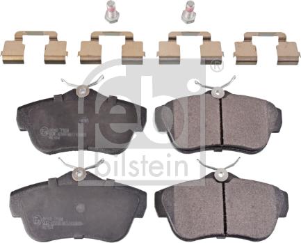 Febi Bilstein 16891 - Brake Pad Set, disc brake autospares.lv