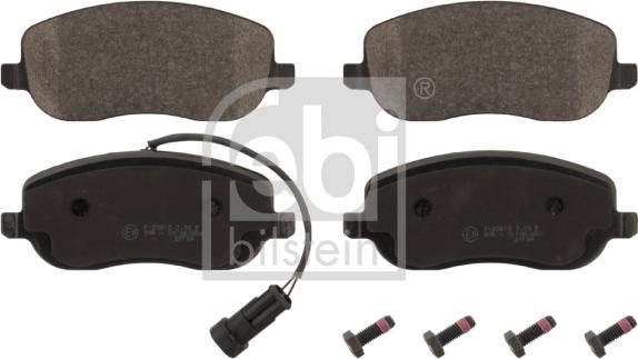 Febi Bilstein 16854 - Brake Pad Set, disc brake autospares.lv