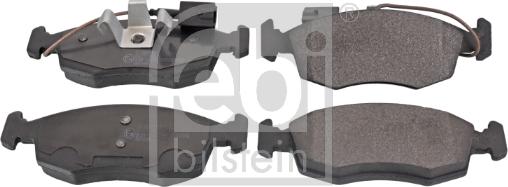 Febi Bilstein 16858 - Brake Pad Set, disc brake autospares.lv