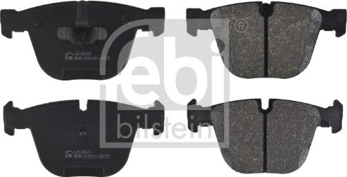 Febi Bilstein 16804 - Brake Pad Set, disc brake autospares.lv