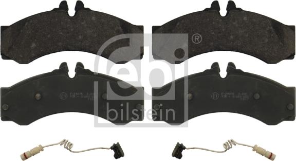 Febi Bilstein 16811 - Brake Pad Set, disc brake autospares.lv