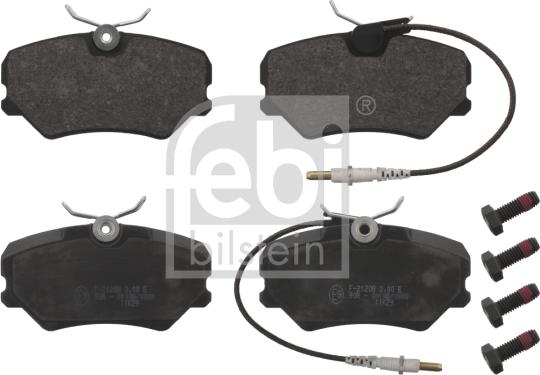 Febi Bilstein 16818 - Brake Pad Set, disc brake autospares.lv