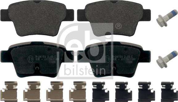 Febi Bilstein 16813 - Brake Pad Set, disc brake autospares.lv