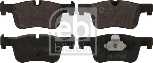 Febi Bilstein 16884 - Brake Pad Set, disc brake autospares.lv