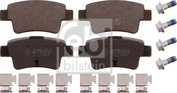 Febi Bilstein 16880 - Brake Pad Set, disc brake autospares.lv