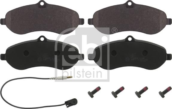 Febi Bilstein 16830 - Brake Pad Set, disc brake autospares.lv