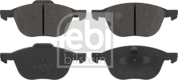 Febi Bilstein 16871 - Brake Pad Set, disc brake autospares.lv