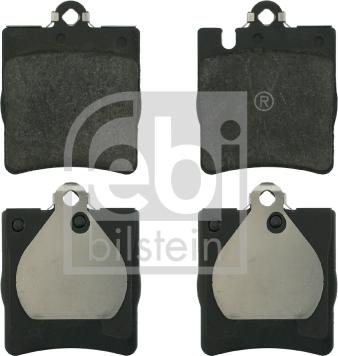 Febi Bilstein 16399 - Brake Pad Set, disc brake autospares.lv