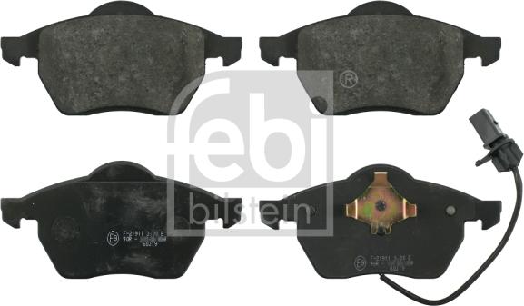 Febi Bilstein 16398 - Brake Pad Set, disc brake autospares.lv