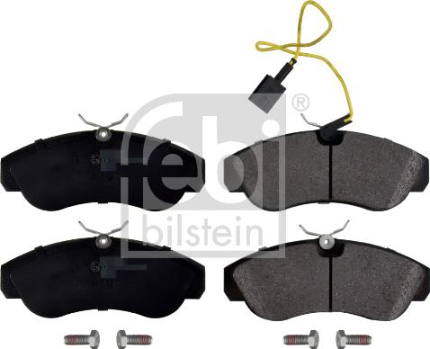 Febi Bilstein 16392 - Brake Pad Set, disc brake autospares.lv