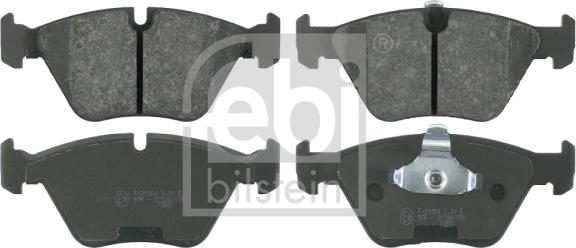 Febi Bilstein 16349 - Brake Pad Set, disc brake autospares.lv