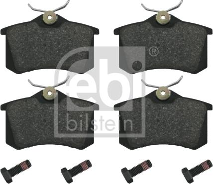 Febi Bilstein 16346 - Brake Pad Set, disc brake autospares.lv