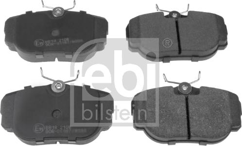 Febi Bilstein 16353 - Brake Pad Set, disc brake autospares.lv