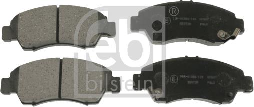 Febi Bilstein 16303 - Brake Pad Set, disc brake autospares.lv