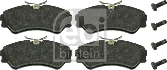 Febi Bilstein 16302 - Brake Pad Set, disc brake autospares.lv