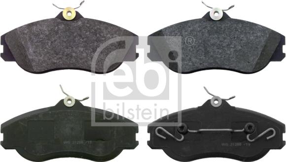 Febi Bilstein 16310 - Brake Pad Set, disc brake autospares.lv