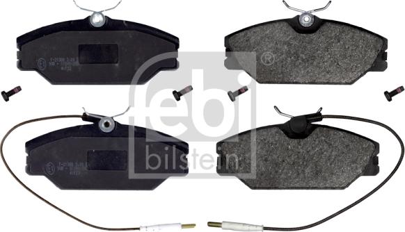 Febi Bilstein 16381 - Brake Pad Set, disc brake autospares.lv