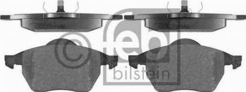 Febi Bilstein 16322 - Brake Pad Set, disc brake autospares.lv