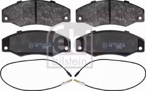 Febi Bilstein 16379 - Brake Pad Set, disc brake autospares.lv