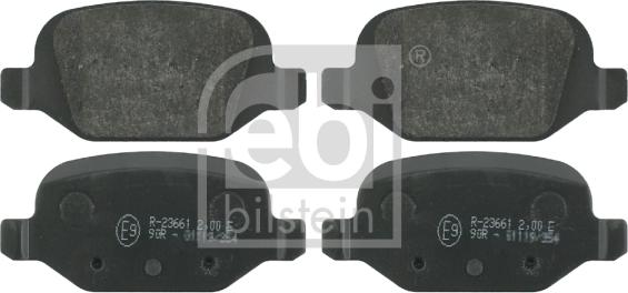 Febi Bilstein 16370 - Brake Pad Set, disc brake autospares.lv