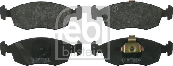Febi Bilstein 16371 - Brake Pad Set, disc brake autospares.lv
