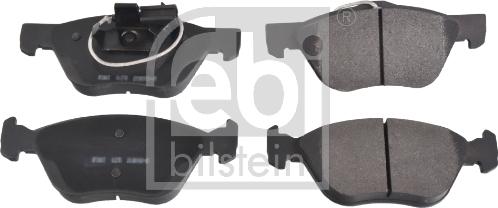 Febi Bilstein 16244 - Brake Pad Set, disc brake autospares.lv