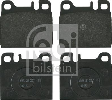 Febi Bilstein 16254 - Brake Pad Set, disc brake autospares.lv