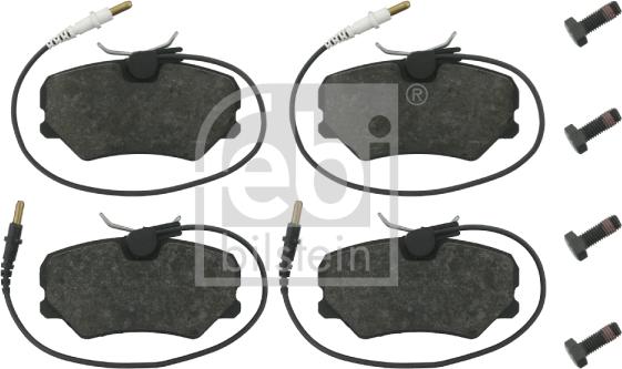 Febi Bilstein 16258 - Brake Pad Set, disc brake autospares.lv