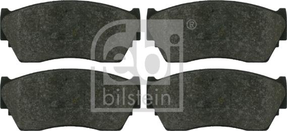 Febi Bilstein 16204 - Brake Pad Set, disc brake autospares.lv