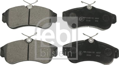 Febi Bilstein 16201 - Brake Pad Set, disc brake autospares.lv