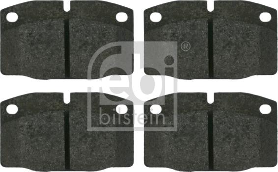 Febi Bilstein 16203 - Brake Pad Set, disc brake autospares.lv
