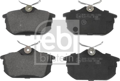 Febi Bilstein 16207 - Brake Pad Set, disc brake autospares.lv