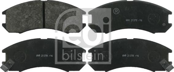 Febi Bilstein 16282 - Brake Pad Set, disc brake autospares.lv