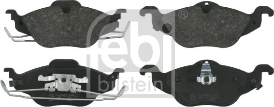 Febi Bilstein 16233 - Brake Pad Set, disc brake autospares.lv