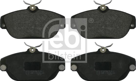 Febi Bilstein 16228 - Brake Pad Set, disc brake autospares.lv