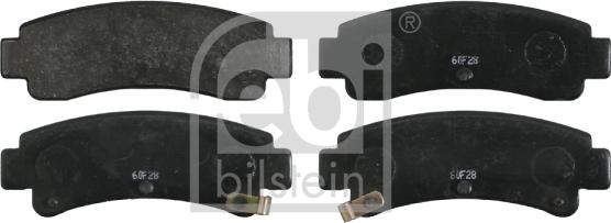 Febi Bilstein 16270 - Brake Pad Set, disc brake autospares.lv