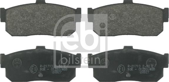 Febi Bilstein 16271 - Brake Pad Set, disc brake autospares.lv