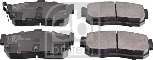 Febi Bilstein 16272 - Brake Pad Set, disc brake autospares.lv