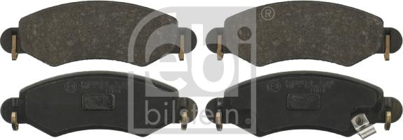 Febi Bilstein 16794 - Brake Pad Set, disc brake autospares.lv